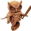 The Fighter Owl Figurine – Dual-Sword Fantasy Owl Warrior with Tactical Belt – Owls & Dragons Collection – Paintable Display Miniature – 3D Printed in Canada — 3D Printed Collectible by 3DCentral