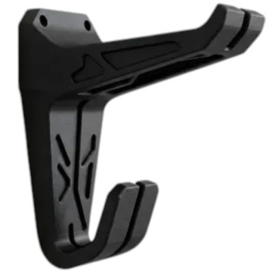 Heavy-Duty Wall Hook – Modern 3D Printed Utility Hook for Coats, Bags, Tools & Gear – Screws Into Drywall or Stud – 3D Printed in Canada — 3D Printed Collectible by 3DCentral