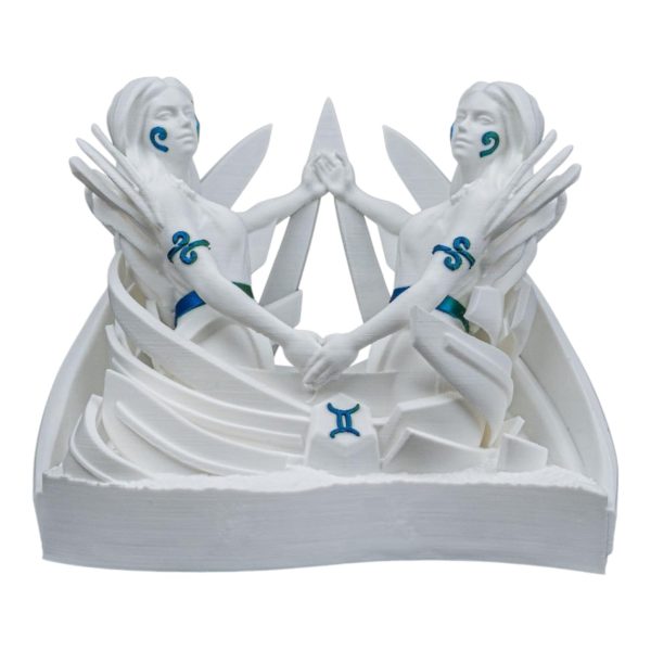 Gemini Zodiac Twin Sisters Sculpture