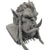 Orc Chieftain Bust – Tribal Warlord Head Sculpture for Fantasy Display, Painting, or RPG Inspiration – Savage Orc Leader Figurine – 3D Printed in Canada — 3D Printed Collectible by 3DCentral