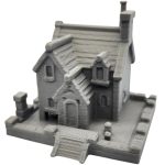 Stone House Miniature – Fantasy Cottage Terrain