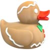 Gingerbread Duck Figurine – Festive Holiday Rubber Duck-Style Décor for Shelf or Desk – Cute Christmas Display Ornament for Adults & Teens – 3D Printed in Canada — 3D Printed Collectible by 3DCentral