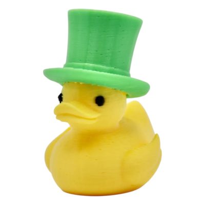 St. Patrick’s Day Duck Figurine – Lucky Green Hat Holiday Decor for Seasonal Displays, Novelty Irish-Themed Gift – 3D Printed in Canada — 3D Printed Collectible by 3DCentral