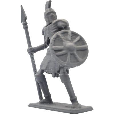 Skeleton Spearman Warrior Miniature – Undead Infantry Figure for Tabletop RPG Battles, Fantasy Dioramas & Wargames – 3D Printed in Canada — 3D Printed Collectible by 3DCentral