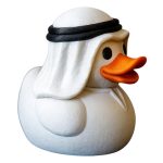 Sheik Duck Figurine – Funny Arab-Inspired Duck Decor for Desk, Shelf, or Bathroom | Unique Gift for Adults & Duck Collectors