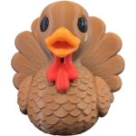 Thanksgiving Turkey Duck Figurine – Funny Fall-Themed Collectible for Holiday Decor, Desk Displays & Gag Gifts – 3D Printed in Canada — 3D Printed Collectible by 3DCentral