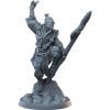 Monk Male Miniature for Fantasy RPGs – Martial Artist Warrior Figurine with Staff for Painting & Collecting – 3D Printed in Canada — 3D Printed Collectible by 3DCentral