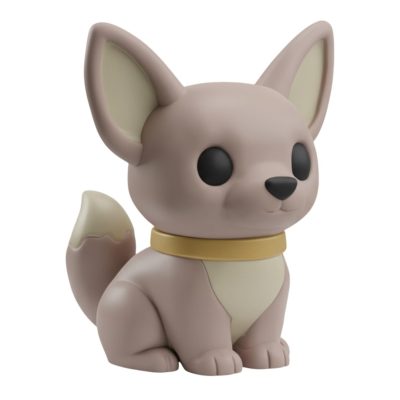 Chihuahua Fox Figurine – Adorable Hybrid Animal Decor for Desk, Shelf, or Display – Collectible 3D Printed Statue Gift for Teens & Adults – 3D Printed in Canada — 3D Printed Collectible by 3DCentral
