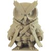 The Sorcerer Owl Figurine – Fantasy Owl Mage with Cloak & Spellcaster Garb – Owls & Dragons Collection – Paintable Display Miniature – 3D Printed in Canada — 3D Printed Collectible by 3DCentral
