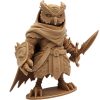 Shadow Warrior Owl Figurine – Stealth Owl Assassin Miniature with Blade & Tattered Cloak – RPG & Display Model for Painting – 3D Printed in Canada — 3D Printed Collectible by 3DCentral