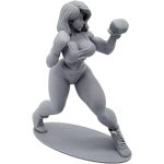 Female Boxer Figurine