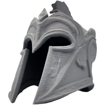 Ancient Warrior Helmet Miniature – Stylized Armor Helm Display for Tabletop Dioramas, Fantasy Terrain & Historical Collections – 3D Printed in Canada — 3D Printed Collectible by 3DCentral