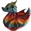 Rainbow Dragon Duck Figurine - Rubber Ducky Alternative Car Dashboard Ornament - Fantasy Collectible Figurine Cruise Duck Hiding Gift 4x4 Decor – 3D Printed in Canada — 3D Printed Collectible by 3DCentral