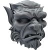 Scowling Gargoyle Wall Art – Gothic Demon Mask for Haunted Decor, Dungeon Ambience & Fantasy Lovers – 3D Printed in Canada — 3D Printed Collectible by 3DCentral