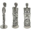 Gothic Skeleton Statue with Ornate Base – Decorative Human Skeleton Figurine for Collectors & Halloween Decor – DIY Paintable Sculpture – 3D Printed in Canada — 3D Printed Collectible by 3DCentral