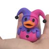 Medieval Jester Duck Figurine – Colorful Collectible Duck Decor for Desk, Shelf or Gifting – Funny Harlequin Rubber Duck Alternative – 3D Printed in Canada — 3D Printed Collectible by 3DCentral