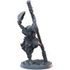 Monk Female Miniature for Fantasy RPGs – Martial Artist Adventurer Figurine for Painting & Collecting – 3D Printed in Canada — 3D Printed Collectible by 3DCentral