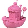Cupcake Boat – Sweet Dessert-Inspired Ship Figurine with Frosting Swirls & Cherry Top – 3D Printed in Canada — 3D Printed Collectible by 3DCentral