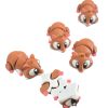 5-Pack Mini Baby Hamster Figurines – Articulated Desk Pet Rodents, Collectible Pocket Critters, Desk Figurines for Teens & Adults – 2 Inch Poseable Animals – 3D Printed in Canada — 3D Printed Collectible by 3DCentral