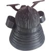 Ancient Samurai Warrior Helmet Toy Bust – Japanese Armor Style Figurine for Desk, Shelf or Display – 3D Printed in Canada — 3D Printed Collectible by 3DCentral