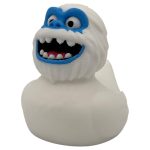 Abominable Snowman Duck Figurine – Winter Themed Collectible Rubber Duck Sculpture for Desk, Shelf or Gift – K3D