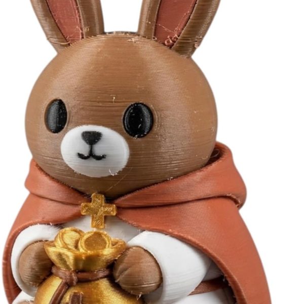 Almoner Bunny Collectible Figurine – Unique Desk Decor for Adults