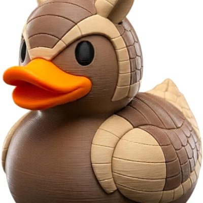 Armadillo Duck Collectible Figurine - Unique Desk Decor for Collectors - Conversation Starter Gift — 3D Printed Collectible by 3DCentral