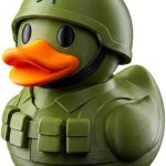 Army Duck Collectible Figurine - Unique Desk Decor for Collectors for Adults