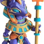 Articulated Anubis Figurine – Egyptian God of The Afterlife Statue for Collectors & Mythology Lovers — 3D Printed Collectible by 3DCentral