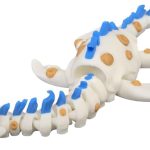 Articulated Creepy Loch Ness Monster Figurine – Mythical Desk Collectible for Teens & Adults – Decorative Display & Collectible – Poseable Scottish Cryptid Desk – 3D Printed in Canada (Sacred Azure)