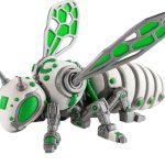 Articulated Cyber Bee Figurine – Mechanical Insect Collectible with Movable Wings and Legs – Display Sculpture for Desk or Shelf — 3D Printed Collectible by 3DCentral