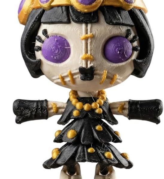 Articulated Gothic Flapper Doll – 1920s Halloween
