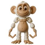 Articulated Monkey Figurine – Playful Desk Collectible for Teens & Adults – Decorative Display & Collectible — 3D Printed Collectible by 3DCentral