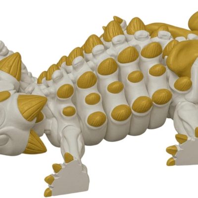 Articulated Skeleton Ankylosaurus Figurine – Flexible Dinosaur Display Model for Desk, Shelf, or Collector’s Case — 3D Printed Collectible by 3DCentral