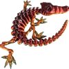 Articulated Skeleton Crocodile Rainbow – Spooky Decor — 3D Printed Articulated Figurines by 3DCentral