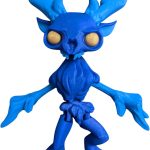 Articulated Twisty Wendigo Figurine – Blue Fantasy Creature Display Model for Collectors & Fans — 3D Printed Collectible by 3DCentral