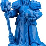 Automaton Arcane Wizard Figurine – 32mm Fantasy Collectible Miniature for Painting, Display & RPG Worlds – Robotic Sorcerer Mage Figure