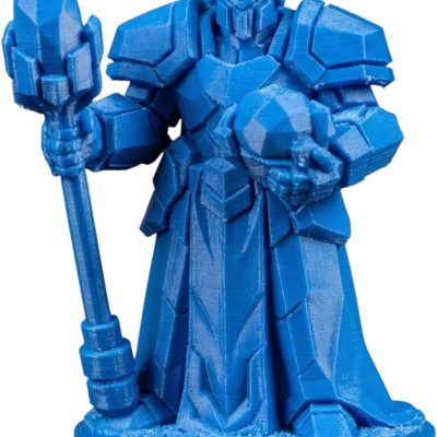 Automaton Arcane Wizard Figurine – 32mm Fantasy Collectible Miniature for Painting, Display & RPG Worlds – Robotic Sorcerer Mage Figure — 3D Printed Collectible by 3DCentral