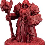 Automaton Blood Wizard Figurine – 32mm Dark Fantasy Collectible Miniature for Painting, Display & RPG Settings – Grim Steampunk Mage Figure – 3D Printed in Canada