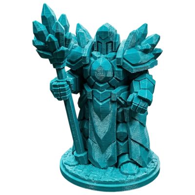 Automaton Ice Wizard Figurine – 32mm Fantasy Collectible Miniature for Painting, Display & RPG Settings – Frost Mage Robotic Figure — 3D Printed Collectible by 3DCentral