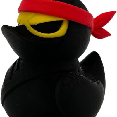 Battle Ninja Duck Figurine – Action Pose Martial Arts Duck for Desktop Display, Gamer Shelf, or Collectible Gift – Funny Warrior Duck for Teens & Adults – K3D — 3D Printed Collectible by 3DCentral