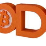 Bitcoin HODL Sign – 3D Printed BTC Desk & Wall Decor in Bright Orange – Crypto-Inspired Bitcoin Display for Office, Trading Setup or Home