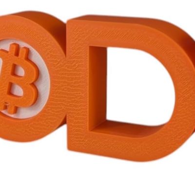 Bitcoin HODL Sign – 3D Printed BTC Desk & Wall Decor in Bright Orange – Crypto-Inspired Bitcoin Display for Office, Trading Setup or Home — 3D Printed Collectible by 3DCentral