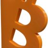 Bitcoin Symbol Coat Hanger Set — 3D Printed Figurines by 3DCentral