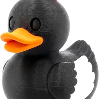 Black SWAN Duck Collectible Figurine - Unique Desk Decor for Adults for Collectors — 3D Printed Collectible by 3DCentral