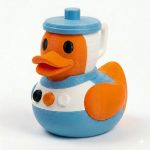 Blender Duck Collectible Figurine - Unique Desk Decor and Conversation Starter - Gift for Adults