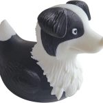Loyal Border Collie Duck Figurine – Funny Dashboard Duck for 4x4 Ducking & Cruising – Funny Off-Road Dog Figurine, Dashboard Collectible for Gifting – 3D Printed in Canada