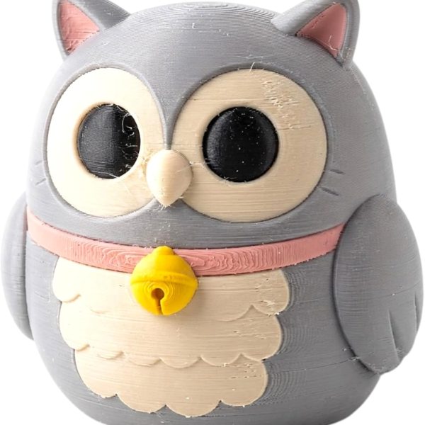 Hibou chat British Shorthair