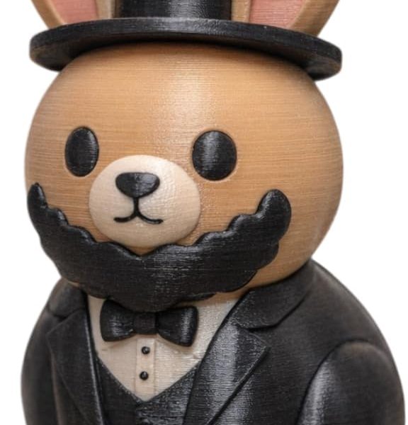 Abraham Lincoln Bunny Figurine