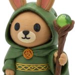 Celtic Druid Bunny Collectible Figurine - Unique Desk Decor for Adults